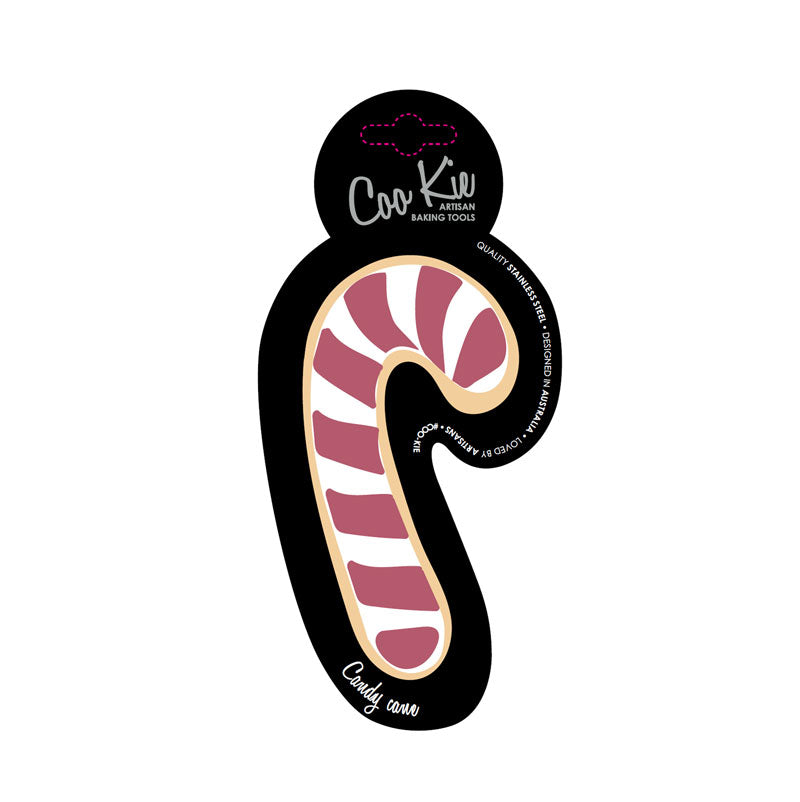 COO KIE CANDY CANE COOKIE CUTTER