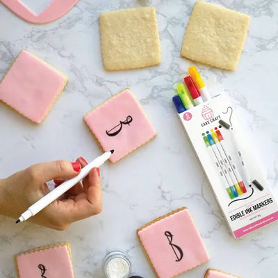 CAKE CRAFT | EDIBLE INK MARKERS | PRIMARY COLOURS | 5 PACK