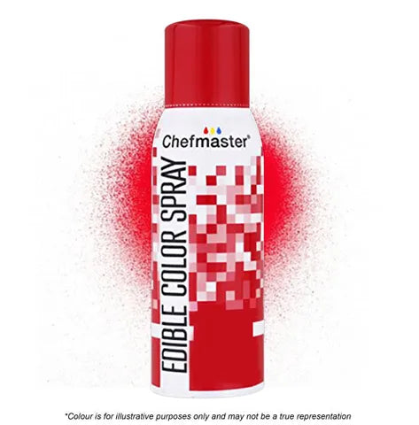 CHEFMASTER | RED | EDIBLE COLOUR SPRAY | 1.5 OZ/42 GRAMS