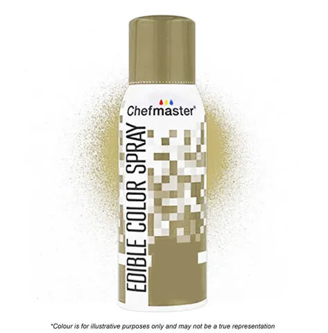 CHEFMASTER | GOLD | EDIBLE COLOUR SPRAY | 1.5 OZ/42 GRAMS