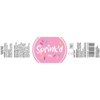 SPRINK'D | SUGAR ROCKS | PASTEL PINK | 130G