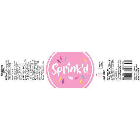 SPRINK'D | SEQUINS | BLACK | 7MM | 90G