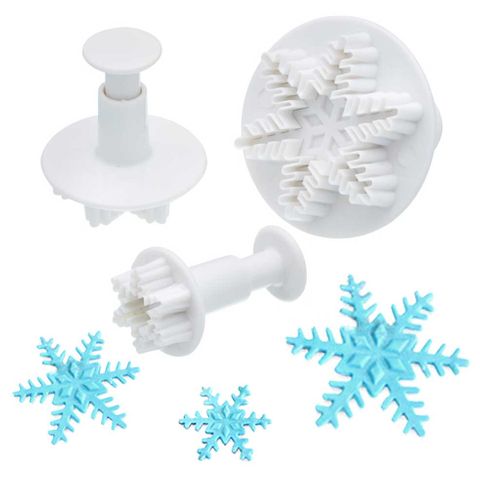 SNOWFLAKE PLUNGER CUTTER | 3 PIECE SET (ONLINE ONLY)