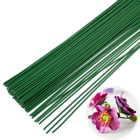 FLOWER WIRE | 24 GAUGE | DARK GREEN | 50 PIECES