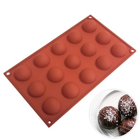 15 CUP HEMISPHERE SILICONE MOULD (ONLINE ONLY)