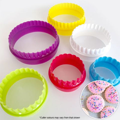 PLAIN/FLUTED ROUND COOKIE CUTTER SET