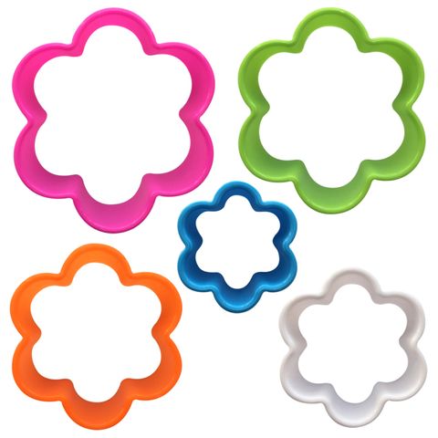 FLOWER COOKIE CUTTER SET OF 5