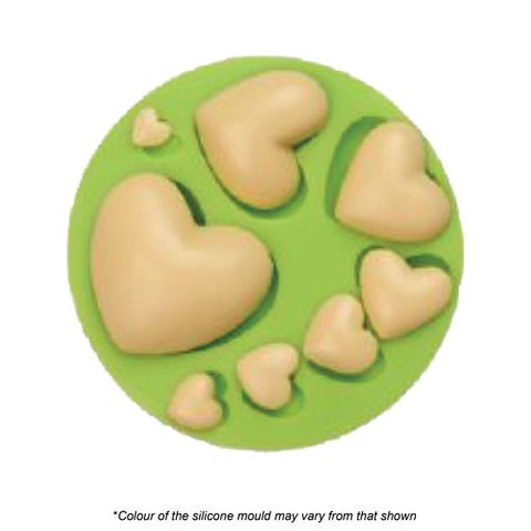 ASSORTED HEART SILICONE MOULD