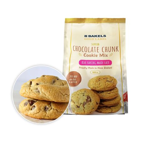 BAKELS | GOLD LABEL | CHOCOLATE CHUNK COOKIE MIX | 500G