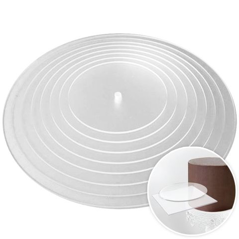 CAKE CRAFT | GANACHE LID SET | ROUND | 8 PIECES (5-12 INCH)