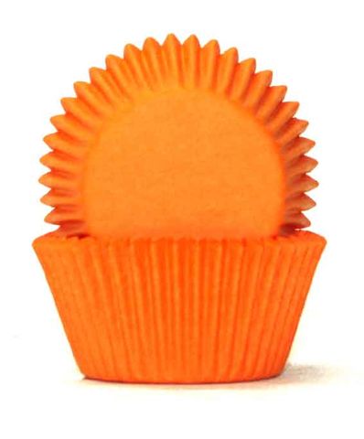 408 BAKING CUPS - ORANGE - 100 PIECE PACK