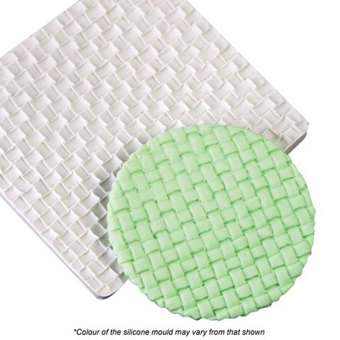 WICKER WEAVE SILICONE MOULD