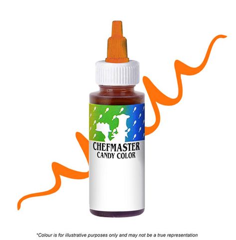 CHEFMASTER | ORANGE | LIQUID CANDY COLOUR | 2 OZ/57 GRAMS