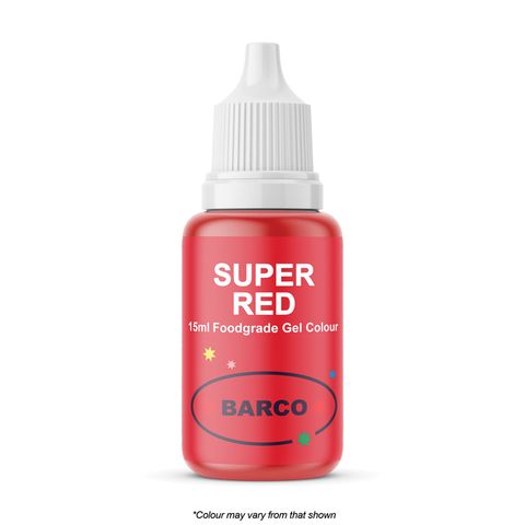 BARCO | GEL COLOUR | SUPER RED | 15ML | B/B 31/05/23