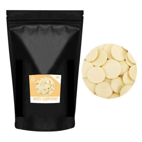 CAKE CRAFT | WHITE COMPOUND CHOCOLATE CALLETS | 5KG