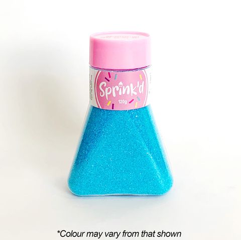 SPRINK'D | SANDING SUGAR | BRIGHT BLUE | 120G