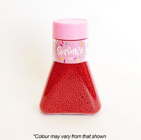 SPRINK'D | SUGAR BALLS | RED | 2MM | 110G