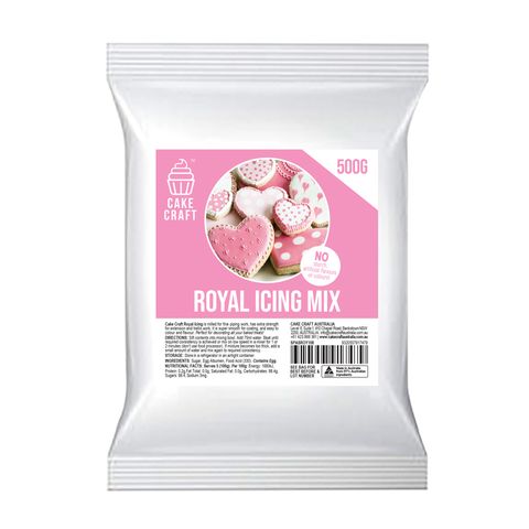 CAKE CRAFT | ROYAL ICING MIX | WHITE | 500 GRAMS