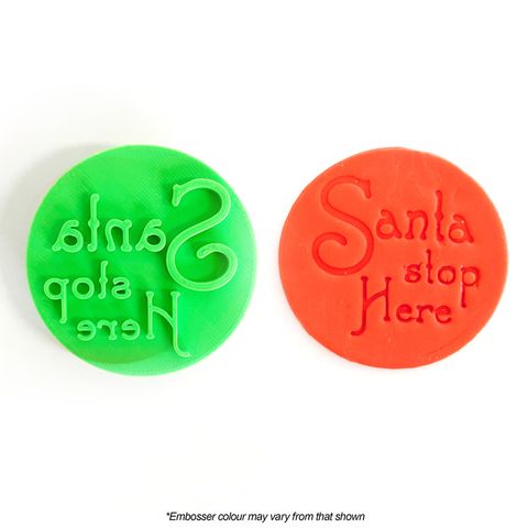 SANTA STOP HERE | STAMP (ONLINE ONLY)