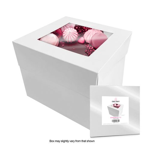 CAKE CRAFT | 10X10X10 INCH CAKE BOX | RETAIL PACK