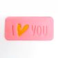 I LOVE YOU RECTANGLE | CUTTER & EMBOSSER