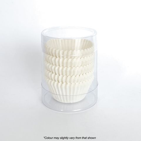 BAKING CUPS | 390 | WHITE | 100 PIECE PACK