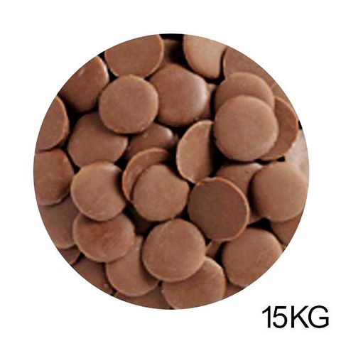 BARRY CALLEBAUT | MILK COMPOUND CHOCOLATE BUTTONS | 15KG