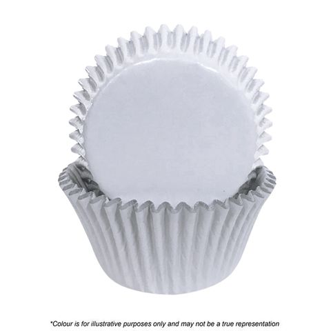 CAKE CRAFT | 390 WHITE FOIL BAKING CUPS | PACK OF 72