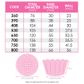 408 BAKING CUPS - LOLLY PINK - 100 PIECE PACK