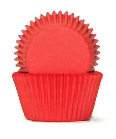 408 BAKING CUPS - RED - 100 PIECE PACK