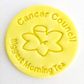 CANCER COUNCIL BIGGEST MORNING TEA WITH FLOWER | EMBOSSER