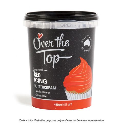 OVER THE TOP | BUTTERCREAM | RED | 425G