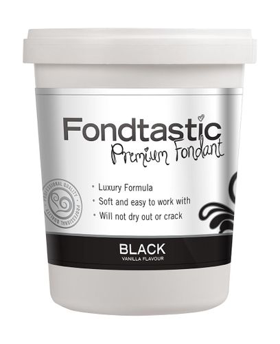 FONDTASTIC VAN FLAV FONDANT 2LB BLACK