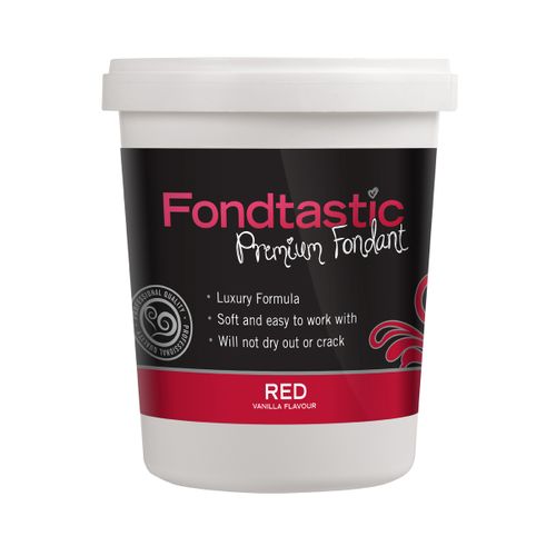 FONDTASTIC VAN FLAV FONDANT 2LB RED