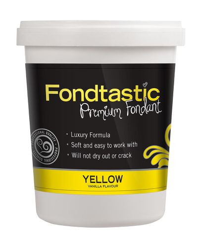 FONDTASTIC VAN FLAV FONDANT 2LB YELLOW