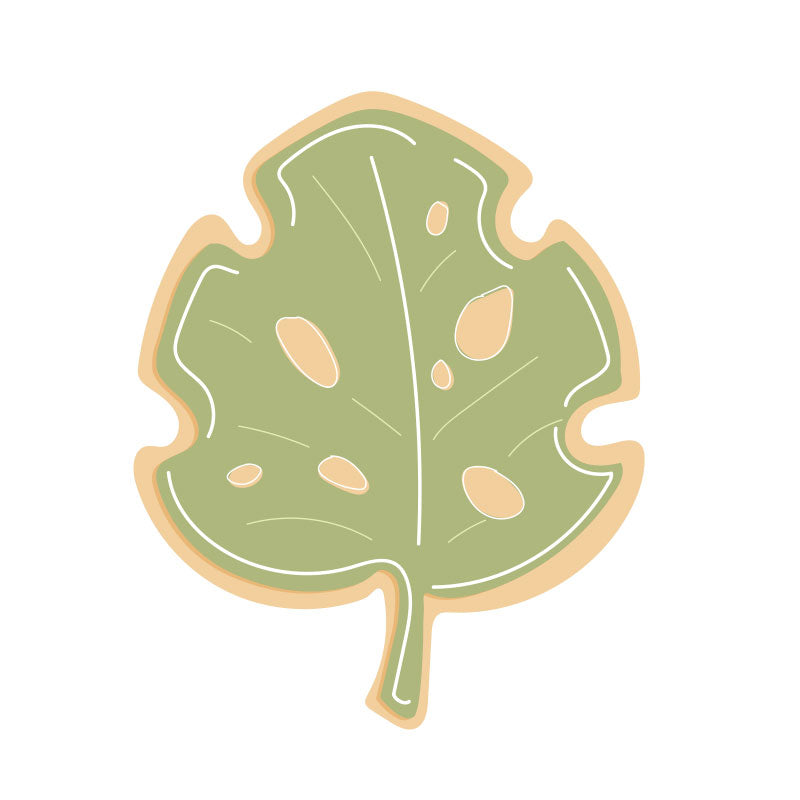 COO KIE TROPICAL LEAF COOKIE CUTTER