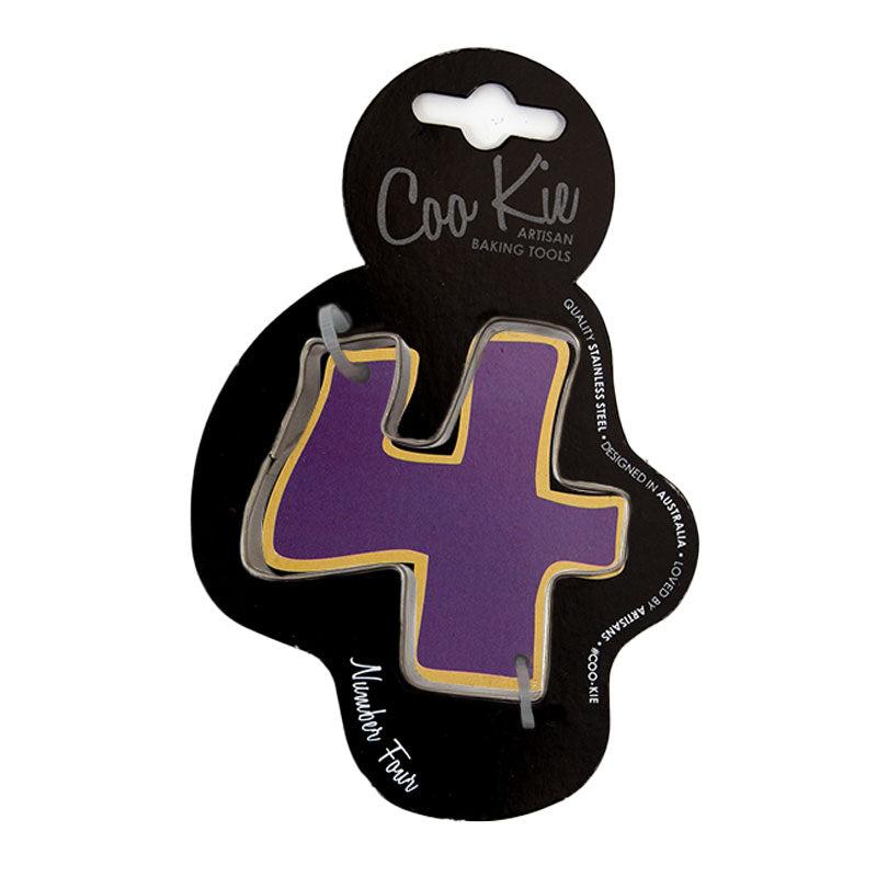 COO KIE NUMBER 4 COOKIE CUTTER (ONLINE ONLY)