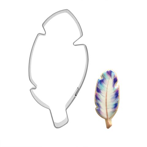 Feather cookie cutter