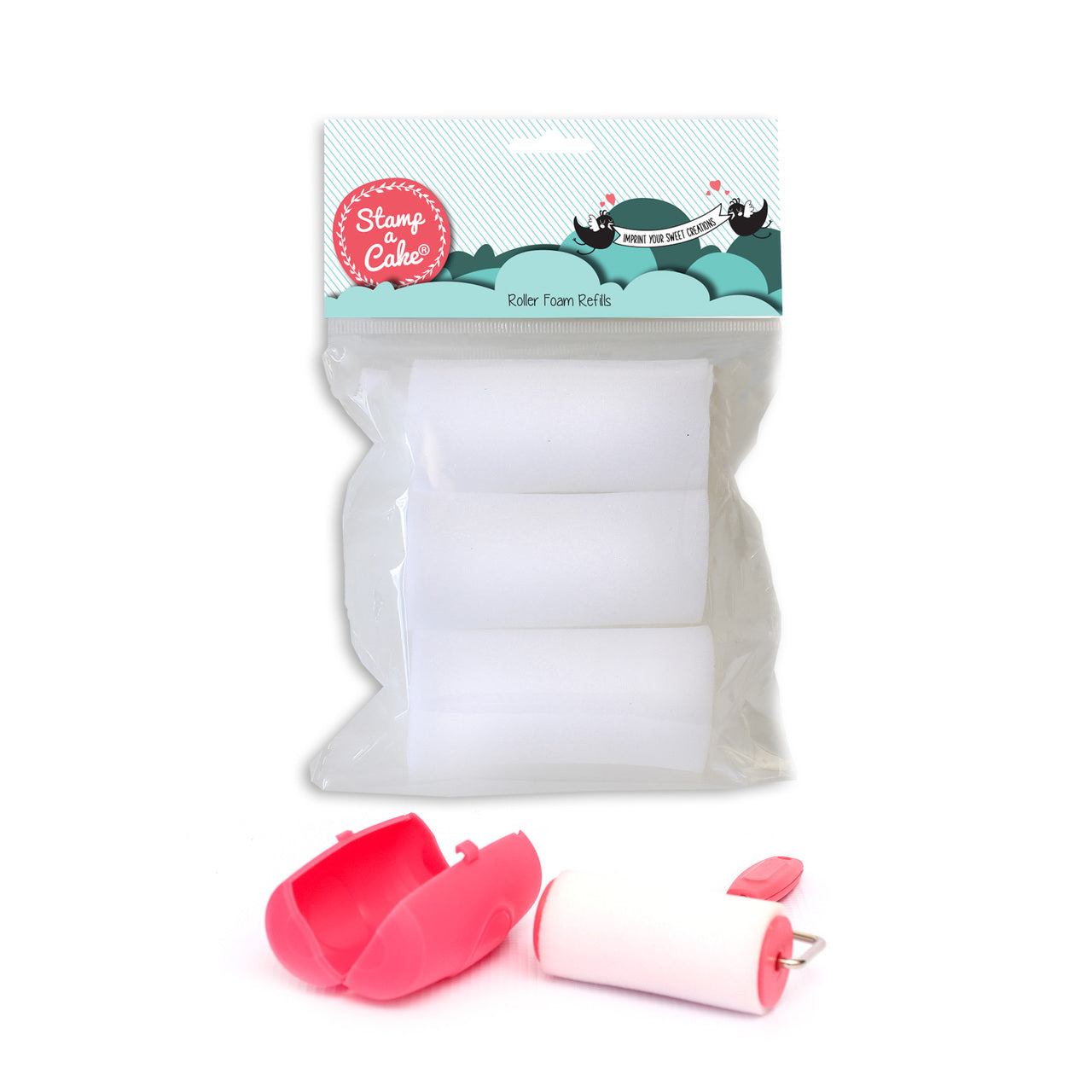 STAMP A CAKE ROLLER FOAM REFILLS