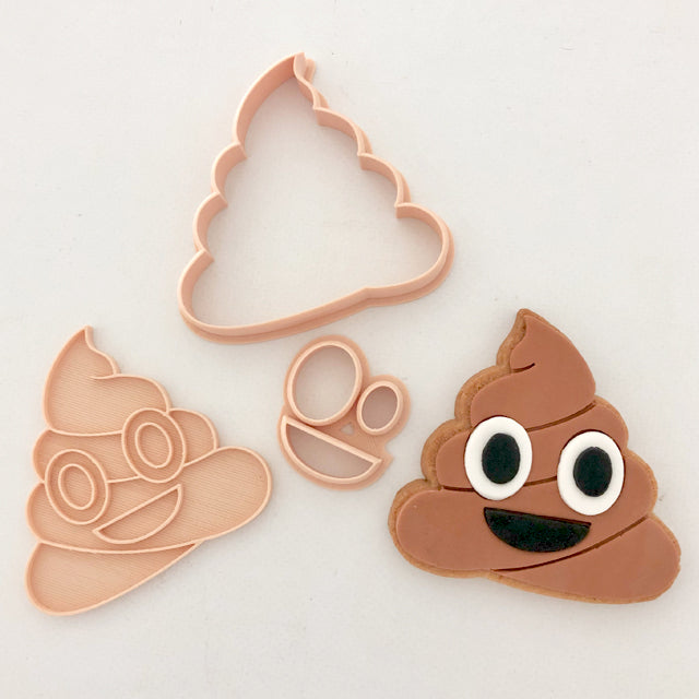 Poo Emoji Stamp and Cutter Set (Little Biskut)(ONLINE ONLY)