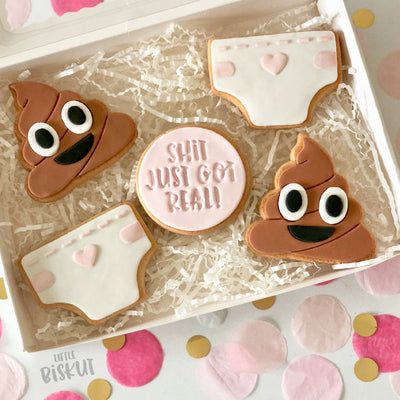 Poo Emoji Stamp and Cutter Set (Little Biskut)(ONLINE ONLY)