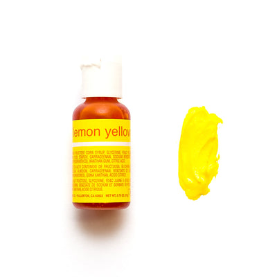 CHEFMASTER LIQUA-GEL LEMON YELLOW (0.70OZ)**