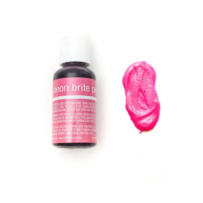 CHEFMASTER LIQUA-GEL NEON BRITE PINK (0.70OZ)**