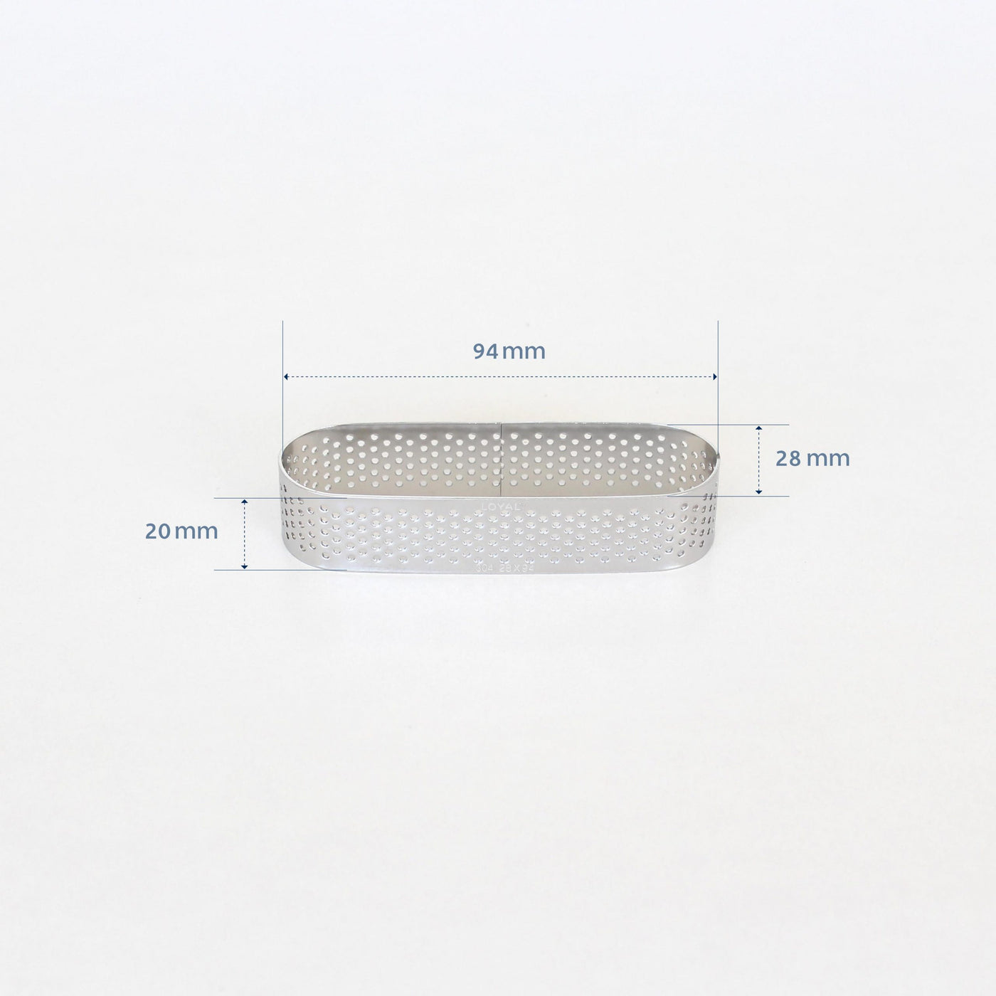 94mm PERFORATED RING S/S (ONLINE  ONLY)