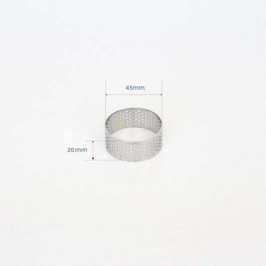 45mm PERFORATED RING S/S