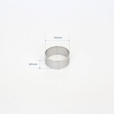 45mm PERFORATED RING S/S