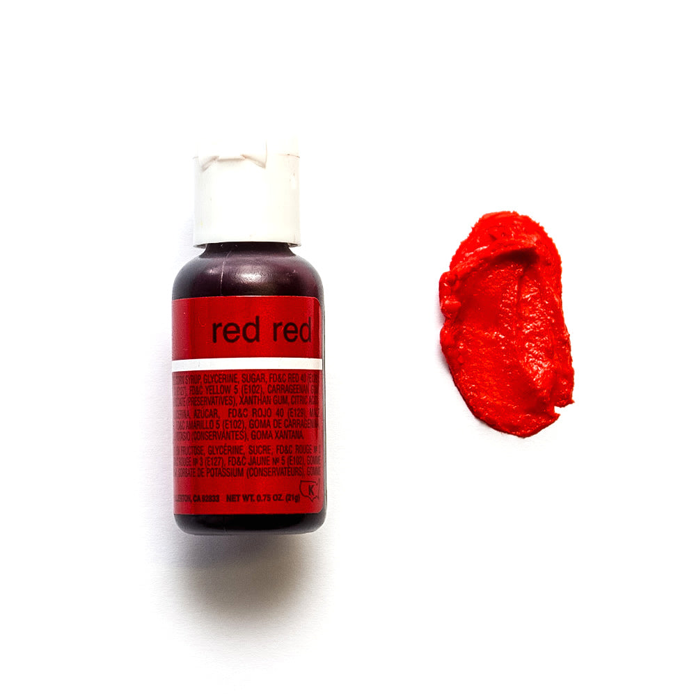 CHEFMASTER LIQUA-GEL RED RED (0.70OZ)**