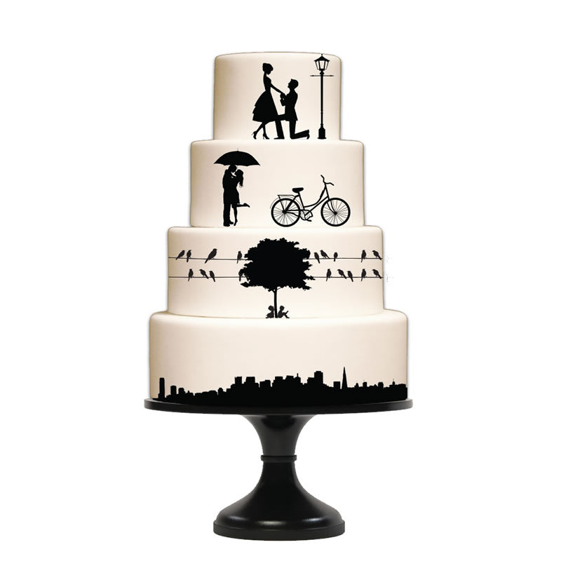 WEDDING & CITY ELEMENTS SILHO MOULD - BY SILHO CAKE