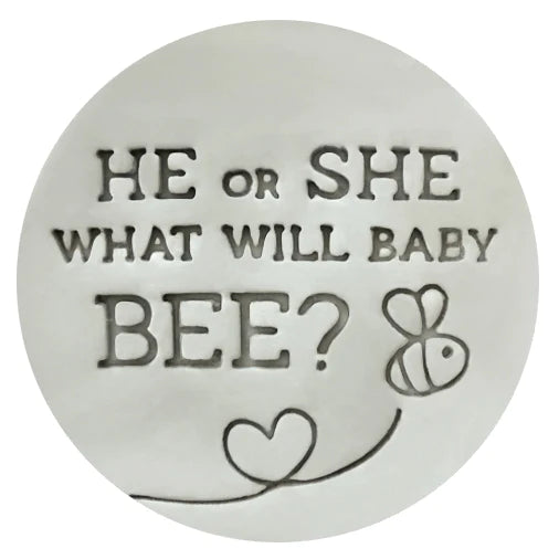 He or She What Will Baby Bee? Embosser (Little Biskut)