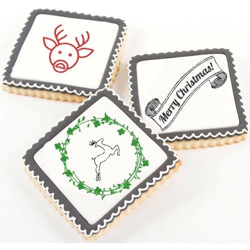 CHRISTMAS JOY STAMP - STAMP A CAKE